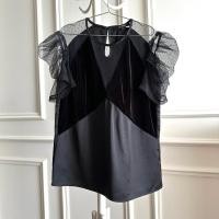 ราคา เสื้อjaspal ดำ ลูกไม้ xs (18284610427)