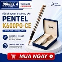 ราคา ปากกาลงนามธุรกิจ Pentel Premium พร้อมหมึกเจลสีน้ําเงิน 0.7mm K600PG-CE - ตลับเงินชุบทอง (0.7mm - กล่องรวม) (51561971672)