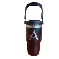 ราคา แก้วเก็บอุณหภูมิ แก้วเก็บความเย็น 600ML เลเซอร์ตามแบบ ข้อความ/โลโก้/รูปคน ฯลฯ ออกแบบเองได้ มีหูหิ้วและหลอดในตัว (23370913011)