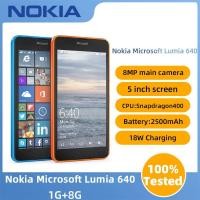 ราคา Nokia Microsoft Lumia 640 4G SmartPhone CPU Qualcomm Snapdragon 400 8MP กล้องโทรศัพท์มือสอง MRCR (29926942435)