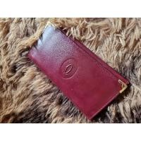 ราคา กระเป๋าสตางค์ใบยาวสีแดงเลือด (19972638090)