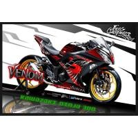 ราคา สติ๊กเกอร์แต่งลายรถ Kawasaki Ninja 300 (2018) ลาย VENOM (3084037307)
