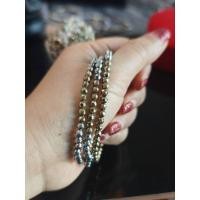 ราคา กำไรหินแท้เพชรหน้าทั่ง (ไพไรต์เรียกเงิน) ขนาด 4 mm. เพชรหน้าทั่งแท้ (29322983708)
