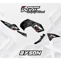 ราคา Byson Hologram Striping - Byson Wolf Motorcycle Decal Strip Sticker (52910422437)