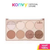 ราคา ODBO Contour & Highlight Sculpting Palette OD1335 20g #01 โอดีบีโอ พาเลทคอนทัวร์และไฮไลท์ 2in1. (50809527625)