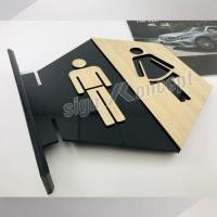 ราคา ป้ายห้องน้ำชาย-หญิง รูป 6 เหลี่ยม รหัส PT-139 (4071733155)