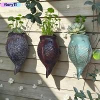 ราคา FLORY11 เครื่องประดับปลา, สไตล์ชนบทแขวนผนังกระถางดอกไม้ปลา, ลานหม้อชาวไร่วินเทจแบบไม่ต้องเจาะรู (52413955251)