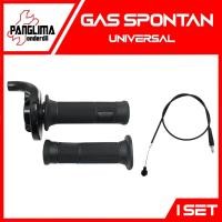 ราคา TOMBOL Full Iron Spontan Gas ไม่มีปุ่มธรรมดา Grip-Handgrip คลัทช์ Bebek Racing Matic Universal Cable All Type ของรถจักรยานยนต์ (42805802404)