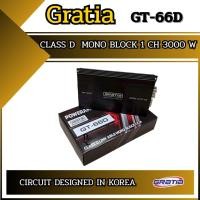 ราคา เพาเวอร์แอมป์ Gratia GT-66D – Class D Mono Block 1 CH 3000W (41626662034)