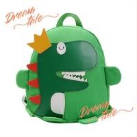 ราคา Dreamtale กระเป๋าเป้สะพายหลังเด็กไดโนเสาร์สีเขียวไนลอนก่อนวัยเรียนโรงเรียนอนุบาลกระเป๋าเป้สะพายหลังกระเป๋านักเรียน Beg Sekolah KID034 (54015059334)