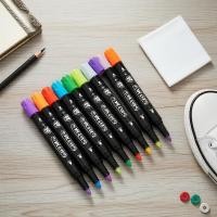 ราคา ปากกาเขียนผ้ากันน้ํา 12 สี: ปากกาวาดศิลปะกันซีดสําหรับงานสีน้ําและโปสเตอร์ (54163900256)