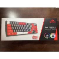 ราคา WIRELESS KEYBOARD (คีย์บอร์ดไร้สาย) REDRAGON POLLUX PRO (BLACK-RED-WHITE) (BROWN SWITCH RGB EN/TH) (43205920674)
