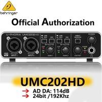 ราคา Behringer UMC202HD อินเทอร์เฟซเสียง USB Pre เครื่องขยายเสียง การ์ดเสียง (51412688729)