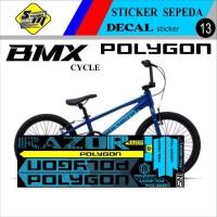 ราคา POLYGON RAZOR สติ๊กเกอร์จักรยาน BMX อุปกรณ์เสริมจักรยาน (41682305121)