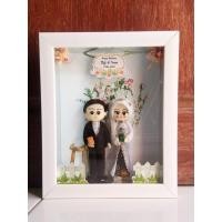 ราคา ตุ๊กตาผ้าสักหลาดเจ้าสาว โครงของขวัญแต่งงาน ตุ๊กตาเจ้าสาว (25113180455)