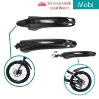 ราคา บังโคลนจักรยาน บังโคลนจักรยาน Splash Guard Mud flap ชุดด้านหน้าด้านหลัง Universal Fit 20-26 นิ้วล้อ (29291588955)