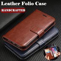 ราคา สําหรับ ASUS Zenfone Max Plus (M1) ZB570TL X018D X018DC Geniune กระเป๋าสตางค์หนัง Handcrafted Full-Grain Folio พร้อมกระเป๋าการ์ดแม่เหล็ก Close & Self-Stand Cover (55312988689)