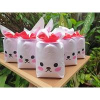 ราคา ขนาดกลาง ของชำร่วย ผ้านาโนขนาด 35×75 cm. (ขนาดเช็ดผม) ในถุงหูกระต่ายขนาดกลาง (3188640540)