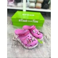 ราคา Crocs crush Barbie cutie kids / Crocs crush clog รองเท้าแตะเด็กตุ๊กตาบาร์บี้ / เด็ก Crocs (45812065336)