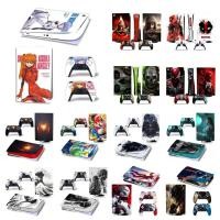 ราคา 50 สีสติกเกอร์ผิวใช้งานร่วมกับ Sony Playstation 5 Fat Disc & Digital Edition ไวนิล Decal Full Set Wrap ฟิล์มป้องกันสําหรับ PS5 FAT คอนโซลและ 2 ชิ้น Dualsense Controllers (43733134295)