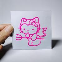 ราคา Hello Kitty devil สติ๊กเกอร์ตัดคุณภาพน่ารัก (52061996690)