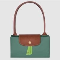 ราคา พร้อมส่ง แท้ % New Longchamp LePliage Classic สีเขียว Cypress สีใหม่ ชนช็อป Size S Long หูยาว L2605089504 (22725134567)