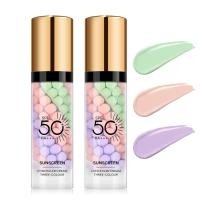 ราคา 2 ชิ้น Color Correcting Makeup Primer เซรั่มบํารุงผิวหน้า, SPF 50 PA+++ ครีมกันแดดครีมแยก, ควบคุมความมัน Moisturizing Skin Tone Correcting, One Step Color Corrector Face Primer GFPQ (52811889919)