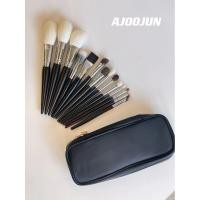 ราคา 14 ชิ้นพรีเมี่ยมมืออาชีพกระรอกผมกระรอกผมขนสัตว์สีขาว Tender ผมชุดแปรงแต่งหน้า Ebony Professional ajooju (41682051755)
