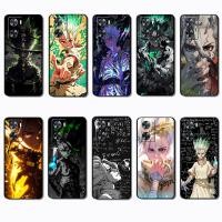 ราคา OPPO A57 A77 A57E 4G A77 5G dr stone เคสโทรศัพท์สี TPU สีดํานุ่ม (48013128415)
