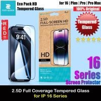 ราคา Rock HD iPhone 16 Pro Max 16 Pro 16 Plus 16 กระจกเทมเปอร์ปกป้องหน้าจอ Eco Pack (46365069259)