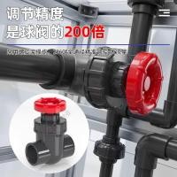 ราคา วาล์วปรับละเอียดถังปลา วาล์วระบายน้ํา วาล์วพลาสติก PVC ปรับอัตราการไหลแม่นยํา ลดแรงเสียดทาน (42982679220)
