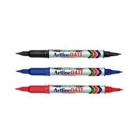 ราคา Artline 041T ปากกามาร์กเกอร์ถาวร Twin/Dual Tip 0.4mm / 1mm (45315074756)