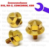 ราคา น๊อตแผงคอเจดีย์ลาย R15, RX-Z, CONCORDE, น๊อตแผงคอR15, น๊อตแผงคอRX-Z, น๊อตแผงคอคอนคอร์ด, น๊อตแผงคอ KSR (14583951600)