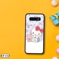 ราคา เคส Samsung Galaxy S10 Plus - ด้านหลังด้านพิมพ์ลาย 2D พร้อมขอบยืดหยุ่น (50260674540)