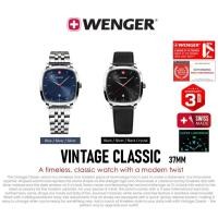 ราคา Wenger VINTAGE CLASSIC 37mm A timeless, classic watch with a modern twist นาฬิกา สวิส (27462485388)