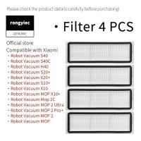 ราคา Rongyiec Robot Vacuum Filter 4 PCS ใช้งานร่วมกับ Xiaomi Robot Vacuum S40,S40C,H40,S20+,X20+,S10+,X10,MOP 2C,MOP 2 Ultra,MOP 2 Pro + อุปกรณ์เสริม (43581202854)