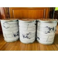 ราคา ถังโต๊ะเก้าอี้นั่งวินเทจลายสวยๆใช้ใส่ของเก็บของได้ (8573945482)