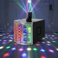 ราคา ไฟดิสโก้แบบหลายลวดลาย พร้อมแสงเลเซอร์โปรเจกชัน และไฟปาร์ตี้ดีเจแบบ RGB LED (57113913212)