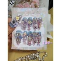 ราคา เล็บปลอมเจล100% งานแฮนด์เมด M L (27695072856)