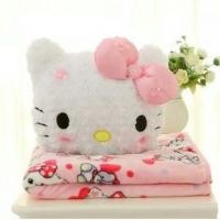 ราคา หมอนผ้าห่มคิตตี้ (625483154)
