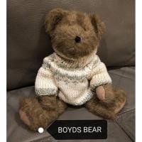 ราคา ลดราคาหมี​BOYDS​ ใส่คอเต่าไหมพรม​7' (8168628401)