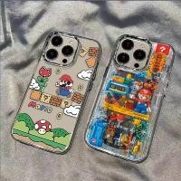ราคา เลโก้มาริโอ เคสไอโฟน11 16 For iPhone 11 13 12 14 15 16 Pro Max X XS XR 14 15 7 8 Plus SE เคส รูปแบบโปร่งใส เคสไอโฟนสวยๆ (41409248940)
