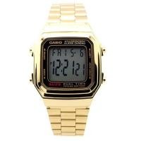 ราคา Casioแท้100% Stainless Strap รุ่น A178WGA-1ADF (456958065)