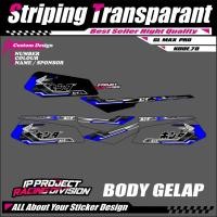 ราคา GL MAX PRO HONDA GL MAX PRO MOTORCYCLE STRIPING STICKERS - สติ๊กเกอร์มอเตอร์ไซค์ LIST HOLOGRAM และการออกแบบรถแข่ง TRANSPAENT IP.PROJECT IP.CODE 70 (45864961260)