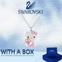 ราคา สร้อยคอ Swarovski GSHJJ สร้อยคอไม่ซีดจาง เครื่องประดับ สร้อยคอผู้หญิง Hello Kitty (56107681563)
