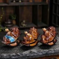ราคา ตุ๊กตากบทองปีศาจเปลี่ยนสีเก้าอี้โยก ดูแลสะสมได้ สื่อความมั่งคั่ง เหมาะตกแต่งโต๊ะชา (52662398825)