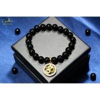 ราคา Magic & lucky stones กำไลหิน 8 มิล หินนำโชค Onyx นิล + สัญลักษณ์โอม (2047485381)