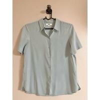 ราคา เสื้อเชิ้ตสีฟ้าเทา Uniqlo Size M (29420265177)