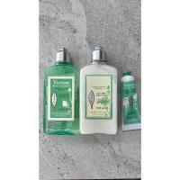 ราคา L'Occitane Verveine Body Lotion and Shower Gel 250ml free Hand Cream 30ml (20686750215)