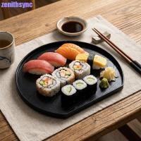 ราคา ZENITHSYNC จานใส่อาหาร, จานซูชิกึ่งวงกลมวางซ้อนกันได้พลาสติก, จานอาหารค่ําสไตล์ญี่ปุ่นกันลื่นหนาอเนกประสงค์ (52614819792)